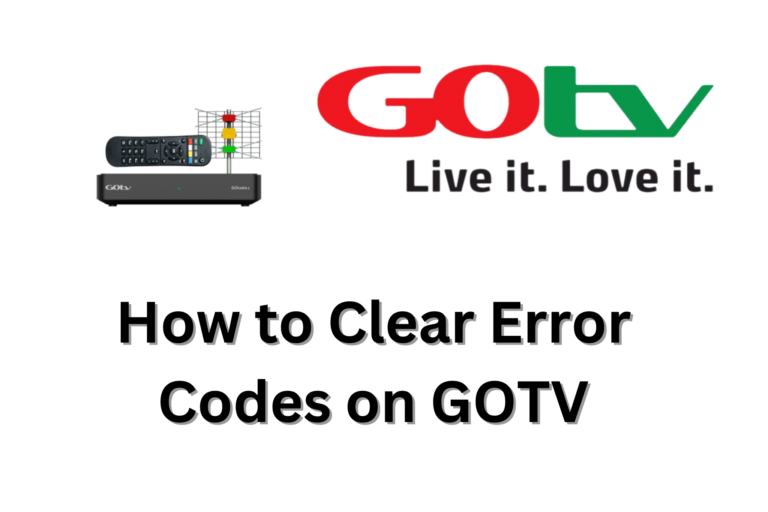 How to Clear Error Code on GOTV – Error E48-32, E016, E17 and E32