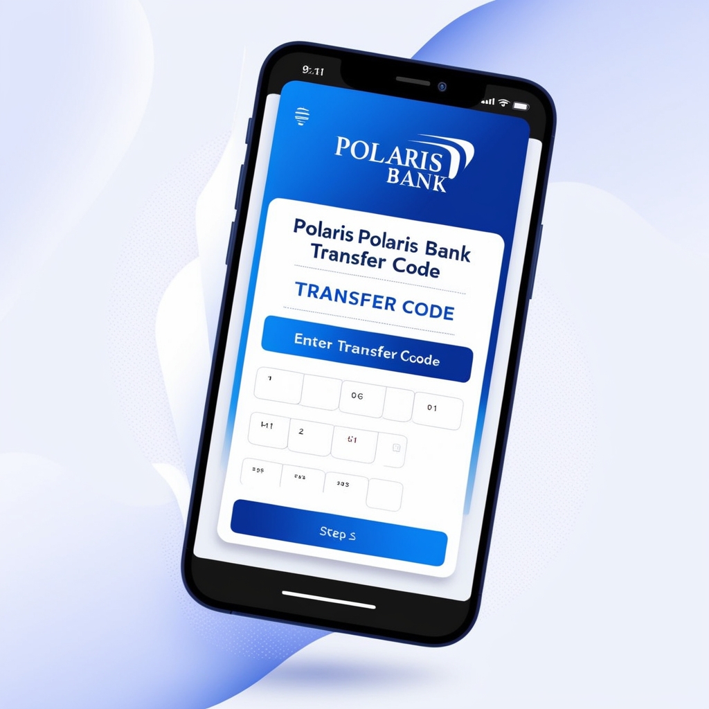 polaris bank transfer code